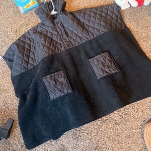 Quilted Fleece poncho